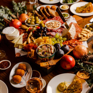 Christmas sharing platter